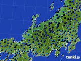 北陸地方のアメダス実況(気温)(2018年01月25日)