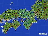 近畿地方のアメダス実況(日照時間)(2018年01月26日)