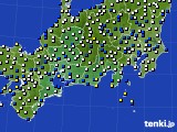 東海地方のアメダス実況(風向・風速)(2018年01月26日)