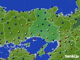 兵庫県のアメダス実況(日照時間)(2018年01月27日)