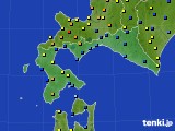 道南のアメダス実況(積雪深)(2018年01月28日)