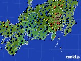 東海地方のアメダス実況(日照時間)(2018年01月28日)