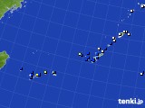 沖縄地方のアメダス実況(風向・風速)(2018年01月28日)