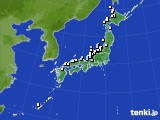 アメダス実況(降水量)(2018年01月29日)