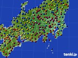 関東・甲信地方のアメダス実況(日照時間)(2018年01月29日)