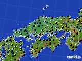 2018年01月29日の中国地方のアメダス(日照時間)