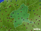 群馬県のアメダス実況(日照時間)(2018年01月29日)