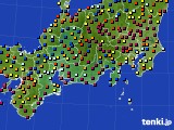 東海地方のアメダス実況(日照時間)(2018年01月30日)