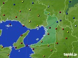 大阪府のアメダス実況(日照時間)(2018年01月30日)