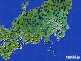 2018年01月30日の関東・甲信地方のアメダス(気温)