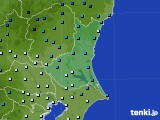 茨城県のアメダス実況(気温)(2018年01月30日)