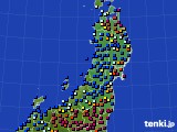 2018年01月31日の東北地方のアメダス(日照時間)