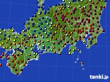 東海地方のアメダス実況(日照時間)(2018年01月31日)