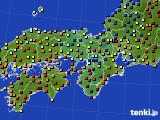 近畿地方のアメダス実況(日照時間)(2018年01月31日)