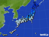 アメダス実況(気温)(2018年01月31日)