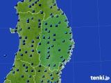 岩手県のアメダス実況(気温)(2018年01月31日)