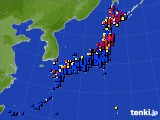 2018年02月01日のアメダス(日照時間)