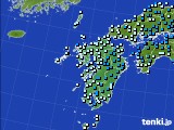 九州地方のアメダス実況(気温)(2018年02月01日)