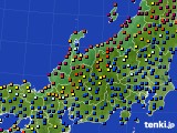 北陸地方のアメダス実況(日照時間)(2018年02月02日)