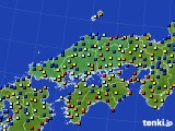 2018年02月03日の中国地方のアメダス(日照時間)