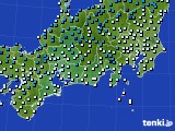 東海地方のアメダス実況(気温)(2018年02月03日)