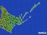 道東のアメダス実況(積雪深)(2018年02月04日)