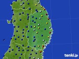 岩手県のアメダス実況(日照時間)(2018年02月04日)