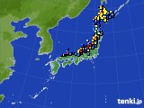 アメダス実況(積雪深)(2018年02月05日)