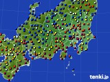 2018年02月05日の関東・甲信地方のアメダス(日照時間)