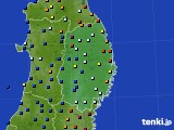 岩手県のアメダス実況(日照時間)(2018年02月05日)