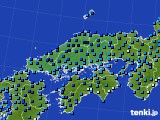 中国地方のアメダス実況(気温)(2018年02月05日)