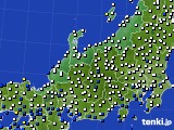 2018年02月05日の北陸地方のアメダス(風向・風速)