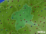 群馬県のアメダス実況(日照時間)(2018年02月06日)