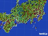 東海地方のアメダス実況(日照時間)(2018年02月07日)