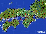 2018年02月07日の近畿地方のアメダス(日照時間)