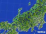 北陸地方のアメダス実況(気温)(2018年02月07日)