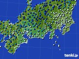 東海地方のアメダス実況(気温)(2018年02月07日)