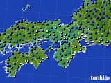 近畿地方のアメダス実況(気温)(2018年02月07日)