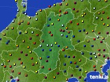 長野県のアメダス実況(日照時間)(2018年02月08日)