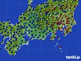 東海地方のアメダス実況(日照時間)(2018年02月10日)