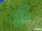 群馬県のアメダス実況(日照時間)(2018年02月10日)