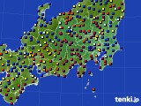 関東・甲信地方のアメダス実況(日照時間)(2018年02月11日)