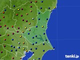 茨城県のアメダス実況(日照時間)(2018年02月11日)