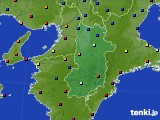 2018年02月11日の奈良県のアメダス(日照時間)