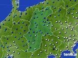 長野県のアメダス実況(気温)(2018年02月11日)