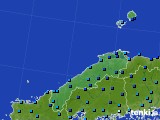 島根県のアメダス実況(気温)(2018年02月11日)