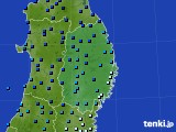 岩手県のアメダス実況(気温)(2018年02月11日)