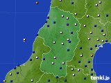 山形県のアメダス実況(風向・風速)(2018年02月11日)