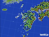 九州地方のアメダス実況(日照時間)(2018年02月12日)