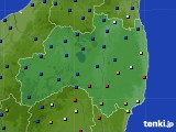 福島県のアメダス実況(日照時間)(2018年02月12日)